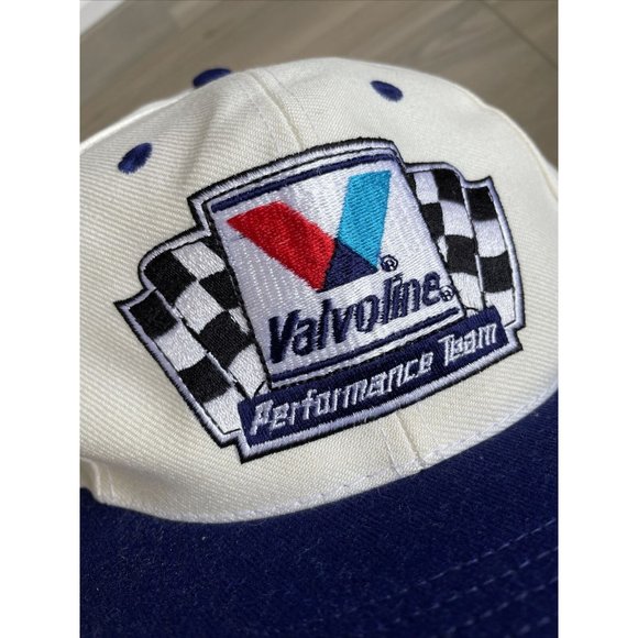 Vintage Valvoline Performance Hat Team Racing Nascar SnapBack Embroidered Cap - Picture 9 of 10